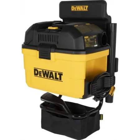 Строительный пылесос DeWalt DXV23G 1100Вт (уборка: сухая/влажная/выдув/сбор воды) желтый