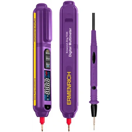 Мультиметр Ermenrich Zing TC05 цифровой фиолетовый (85667)