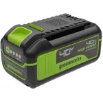 Батарея аккумуляторная Greenworks G40HP4 40В 4Ач Li-Ion (2958507) Батарея аккумуляторная Greenworks G40HP4 40В 4Ач Li-Ion (2958507)