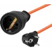 Удлинитель силовой Defender Ext2G-01-50 (99853) 2x0.75кв.мм 1розет. 50м ПВС 6A без катушки оранжевый Удлинитель силовой Defender Ext2G-01-50 (99853) 2x0.75кв.мм 1розет. 50м ПВС 6A без катушки оранжевый