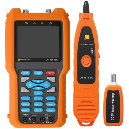 Тестер кабельный Lanmaster LAN-TST-LPTVP-C оранжевый/черный