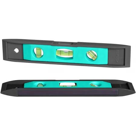 Уровень Sturm! 2015-08-225 пузырьковый 3глаз. магнит. литой бирюзовый/черный Уровень Sturm! 2015-08-225 пузырьковый 3глаз. магнит. литой бирюзовый/черный