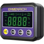 Уровень Ermenrich Verk LQ40 цифровой магнит. литой фиолетовый/черный (85693)