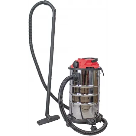 Строительный пылесос Edon ED-VC30P 1400Вт серебристый