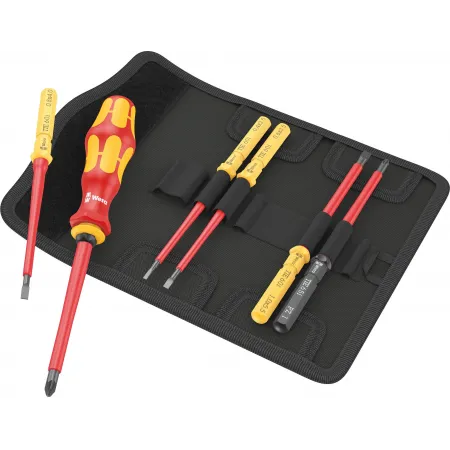 Отвертка Wera Kraftform Kompakt VDE 7 Universal 2 Tool Finder в компл.:7 предметов (WE-006601)