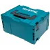 Ящик для инструментов Makita Makpac тип 3 24.47л 1отд. бирюзовый/черный (821551-8)