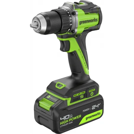 Дрель-шуруповерт Greenworks DD560 аккум. патрон:быстрозажимной (3708407CUB)