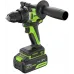 Дрель-шуруповерт Greenworks GD24DD90 аккум. патрон:быстрозажимной (3707507CUD)