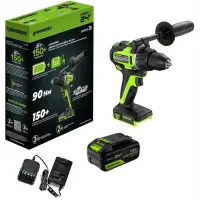 Дрель-шуруповерт Greenworks GD24DD90 аккум. патрон:быстрозажимной (3707507CUD) Дрель-шуруповерт Greenworks GD24DD90 аккум. патрон:быстрозажимной (3707507CUD)