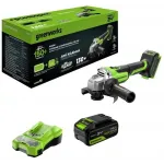 Углошлифовальная машина Greenworks AG590 8500об/мин рез.шпин.:M14 d=125мм (3201007CUB) Углошлифовальная машина Greenworks AG590 8500об/мин рез.шпин.:M14 d=125мм (3201007CUB)