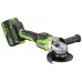 Углошлифовальная машина Greenworks GD24AG 10500об/мин рез.шпин.:M14 d=125мм (3200207CUG)