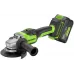 Углошлифовальная машина Greenworks GD24AG 758Вт 10500об/мин рез.шпин.:M14 d=125мм (3200207CUH)