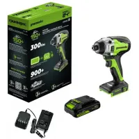 Винтоверт Greenworks GD24ID3 аккум. патрон:шестигр.1/4" (3802807CUA) Винтоверт Greenworks GD24ID3 аккум. патрон:шестигр.1/4" (3802807CUA)