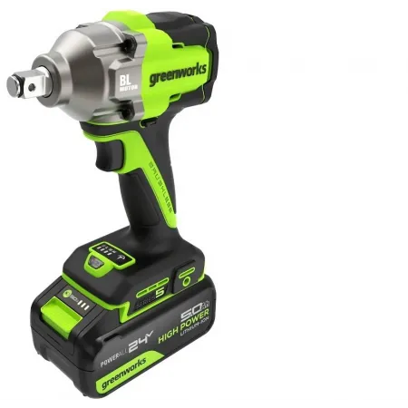 Гайковерт Greenworks IW5500 аккум. патрон:квад.1/2" (3805007CUG)