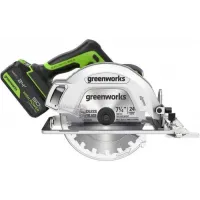 Циркулярная пила (дисковая) Greenworks GD24CS (ручная) D диска.:185мм (1500907CUG)