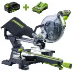 Торцовочная пила Greenworks GD24MS216 4800об/мин d=216мм