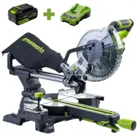 Торцовочная пила Greenworks GD24MS216 4800об/мин d=216мм Торцовочная пила Greenworks GD24MS216 4800об/мин d=216мм