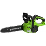 Цепная пила Greenworks G24CS25 аккум. 600Вт 0.8л.с. дл.шины:10" (25cm) 1аккум. 8Ач ЗУ (2007707UH) Цепная пила Greenworks G24CS25 аккум. 600Вт 0.8л.с. дл.шины:10" (25cm) 1аккум. 8Ач ЗУ (2007707UH)