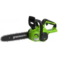 Цепная пила Greenworks G24CS25 аккум. 600Вт 0.8л.с. дл.шины:10" (25cm) 1аккум. 8Ач ЗУ (2007707UH)
