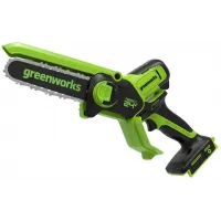 Цепная пила Greenworks GD24CSMNX аккум. 450Вт дл.шины:6" (15cm) 1аккум. 2Ач ЗУ (2008707UA)
