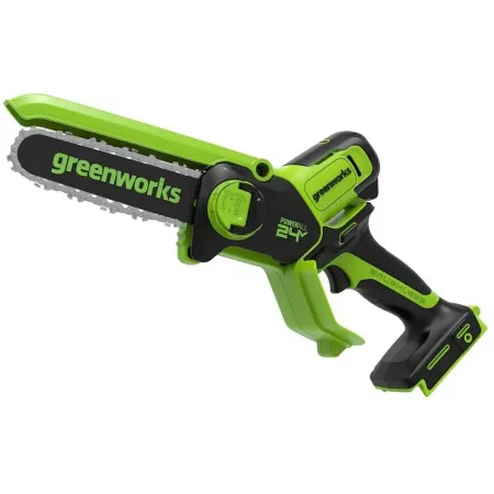 Цепная пила Greenworks GD24CSMNX аккум. 450Вт дл.шины:6" (15cm) 1аккум. 2Ач ЗУ (2008707UA) Цепная пила Greenworks GD24CSMNX аккум. 450Вт дл.шины:6" (15cm) 1аккум. 2Ач ЗУ (2008707UA)
