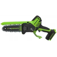 Цепная пила Greenworks GD24CS15 аккум. 600Вт 0.8л.с. дл.шины:6" (15cm) (2010107)