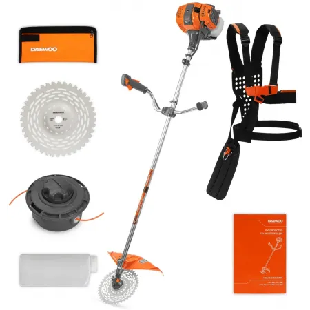 Триммер бензиновый Daewoo DABC 560 3.2л.с. неразбор.штан. реж.эл.:леска/нож/диск