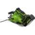 Циркулярная пила (дисковая) Greenworks GD24CS (ручная) D диска.:185мм (1500907CUB) Циркулярная пила (дисковая) Greenworks GD24CS (ручная) D диска.:185мм (1500907CUB)