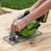 Циркулярная пила (дисковая) Greenworks GD24CS (ручная) D диска.:185мм (1500907CUB) Циркулярная пила (дисковая) Greenworks GD24CS (ручная) D диска.:185мм (1500907CUB)