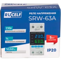 Стабилизатор напряжения Rucelf SRW-63A однофазный белый Стабилизатор напряжения Rucelf SRW-63A однофазный белый