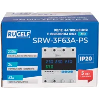 Стабилизатор напряжения Rucelf SRW-3F63A-PS трехфазный белый Стабилизатор напряжения Rucelf SRW-3F63A-PS трехфазный белый