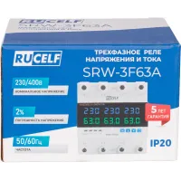 Стабилизатор напряжения Rucelf SRW-3F63A трехфазный белый Стабилизатор напряжения Rucelf SRW-3F63A трехфазный белый