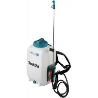 Опрыскиватель Makita DUS158Z аккум. ранц. 15л белый/бирюзовый