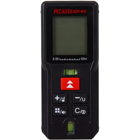 Лазерный дальномер Ресанта ДЛ-60 2кл.лаз. 670нм цв.луч. красный (61/10/516)