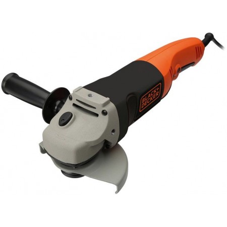 Углошлифовальная машина Black+Decker KG1202K-QS 1200Вт 11000об/мин рез.шпин.:M14 d=125мм жестк.кейс