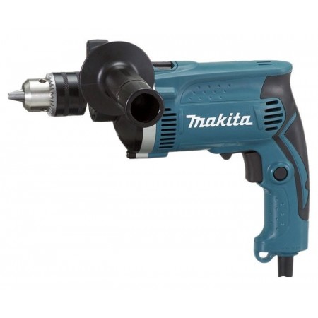 Дрель ударная Makita HP1630K 710Вт патрон:кулачковый реверс (кейс в комплекте)