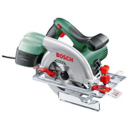 Циркулярная пила (дисковая) Bosch PKS 55 A 1200Вт (ручная) D диска.:160мм (0603501020)