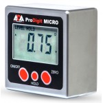 Уровень Ada Pro-Digit Micro электронный магнит. серебристый/черный (А00335)