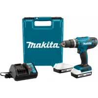 Дрель-шуруповерт Makita HP488D002 18Вт аккум. патрон:быстрозажимной (кейс в комплекте)