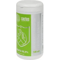 Салфетки влажные Cactus CS-ASHCL100 для рук антибактериальные (100лист.) спиртовые