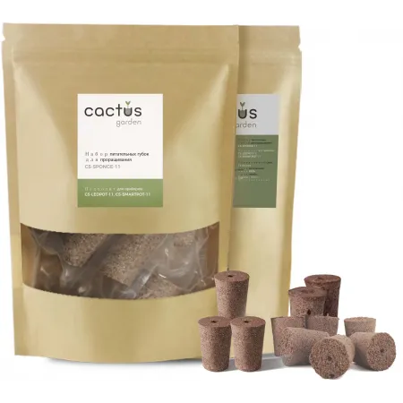 Набор питательных губок Cactus CS-SPONGE-11 для проращивания для CS-LEDPOT-11/SMARTPOT-11 (упак.:11шт) пакет