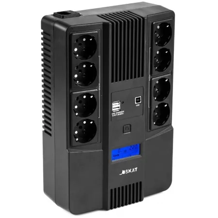 Источник бесперебойного питания Бастион 1000-AID-IN-1x9-8 600Вт 1000ВА черный Источник бесперебойного питания Бастион 1000-AID-IN-1x9-8 600Вт 1000ВА черный