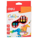 Масляная пастель Deli ColoRun EC20210 18цв. картон.кор./европод.