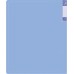 Папка с 20 прозр.вклад. Бюрократ Gems GEM20AZURE A4 пластик 0.7мм торц.карм с бум. встав голубой топаз