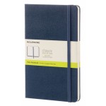 Блокнот Moleskine CLASSIC QP062B20 Large 130х210мм 240стр. нелинованный твердая обложка синий сапфир