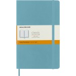 Блокнот Moleskine CLASSIC SOFT QP616B35 Large 130х210мм 192стр. линейка мягкая обложка голубой