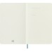 Блокнот Moleskine CLASSIC SOFT QP618B35 Large 130х210мм 192стр. нелинованный мягкая обложка голубой