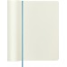 Блокнот Moleskine CLASSIC SOFT QP618B35 Large 130х210мм 192стр. нелинованный мягкая обложка голубой