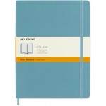 Блокнот Moleskine CLASSIC SOFT QP621B35 XLarge 190х250мм 192стр. линейка мягкая обложка голубой