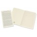 Блокнот Moleskine VOLANT QP713B41M17 Pocket 90x140мм 80стр. нелинованный мягкая обложка синий/желтый янтарный (2шт)